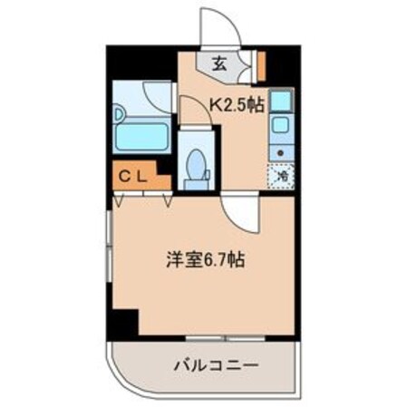 葛西駅 徒歩20分 6階の物件間取画像